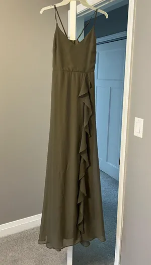 Birdy Grey Moss Green Theresa Dress thumbnail 1