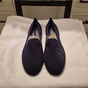 NWOB Rothy's Navy Blue Pisces Loafer Shoes thumbnail 3