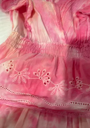 Francesca’s Tie Dye Pink Dress thumbnail 2