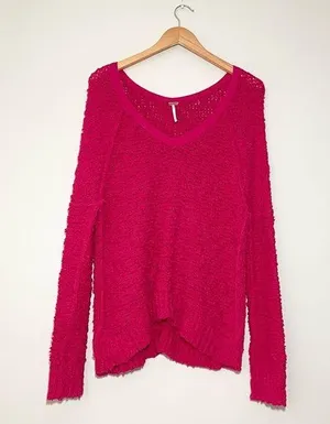 Free People Shaggy Songbird Sweater thumbnail 1