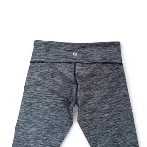 Lululemon y2k gray heathered low rise wunder under knit leggings thumbnail 2