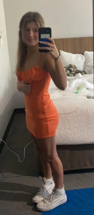 Boutique Dress Orange thumbnail 6