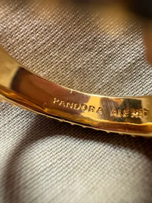 Pandora gold row stone ring  thumbnail 5