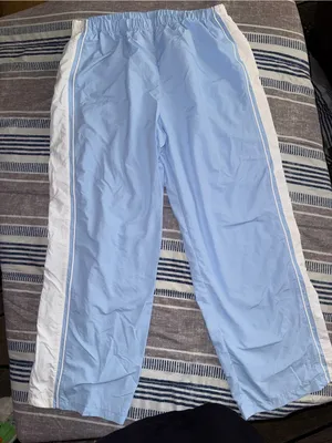 No Boundaries Light Blue & White womens Track Pants thumbnail 1