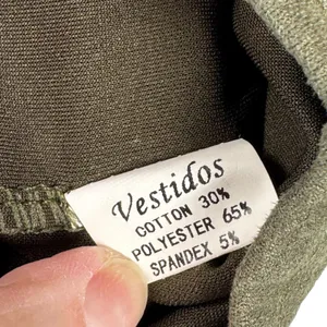 Y2K Vestidos Olive Green Mini Skirt Faux Suede Lace Up‎ M Goblincore Festival thumbnail 3
