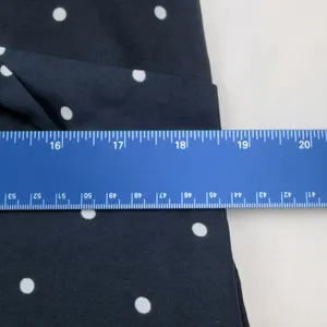 Tokyo Talkies Urban Navy Blue Polka Dot Belted Midi Dress Sz XL thumbnail 5