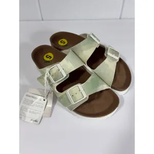 Papillio Birkenstock Arizona Platform Sandals Vegan Green Watercolor Wash 36 5 thumbnail 5