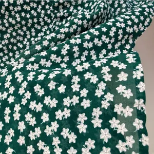 Green Floral Smocked Midi Dress Women Medium Prairie Cottagecore Dainty Granola‎ thumbnail 7