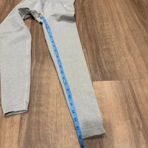 Bo+Tee Womens Gray 2PC Seamless Sports Bra Legging Yoga Pant Set XS/Small thumbnail 8