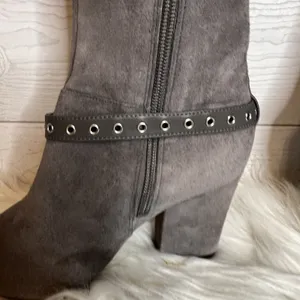 Nine West “Sandor” Gray Over The Knee Boots Size 5 1/2 thumbnail 6