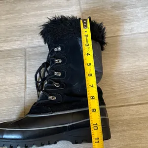 Khombu Nordic 2 women's black suede leather winter snow boots size 7M‎ thumbnail 10