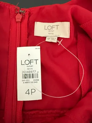 LOFT‎ Red Lace Sleeveless Mini Dress-4P thumbnail 4
