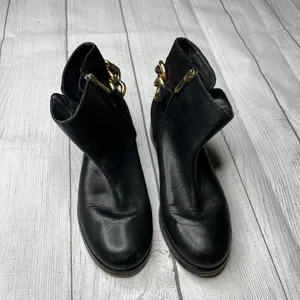 Sam Edelman Chester Bootie Black Leather Suede Ankle Chelsea Boots Sz 8M thumbnail 3