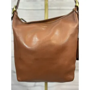 Coach Vintage Legacy Duffle Shoulder Bag Cognac 19889 thumbnail 2