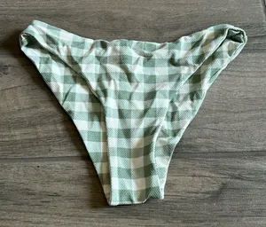 Mimi swim gingham bikini bottom White thumbnail 1