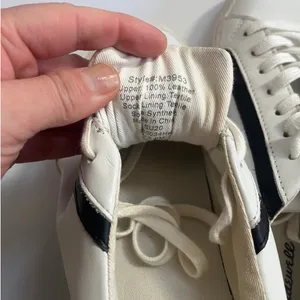 Madewell delia sidewalk low top white/black size 9 thumbnail 5