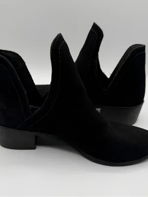 Coconuts by Matisse Pronto Black Suede Cutout Ankle Boots Womens 6.5 thumbnail 5
