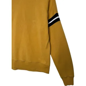 Abercrombie Fitch Top Womens XS Felt Logo Sweatshirt Academic Rugby Yellow thumbnail 12