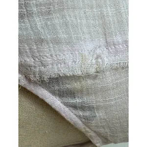 Zara Shirt Women‎ XS Purple Lilac Sheer Raw Seam Detail Tie Neck Open Back Top thumbnail 10