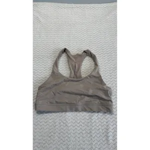 Lululemon Invigorate Bra Taupe Brown Racerback Medium Support Size 8 thumbnail 2