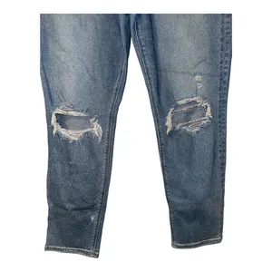 American Eagle Womens Stretch Ripped Curvy Mom‎ Jeans, Size 8 LONG thumbnail 2