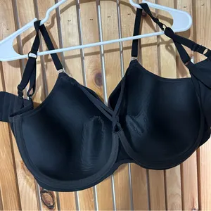 Elomi Bijou Flirt Underwire Banded Molded Cage Bra Black Size 34K thumbnail 10