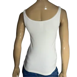 Wolford Women’s Size S White Ivory Classic Seamless Sleeveless Tank Top thumbnail 5