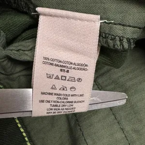 Free People We‎ The Free Commander Cutoff Denim Camo Shorts Military Green Cargo thumbnail 8