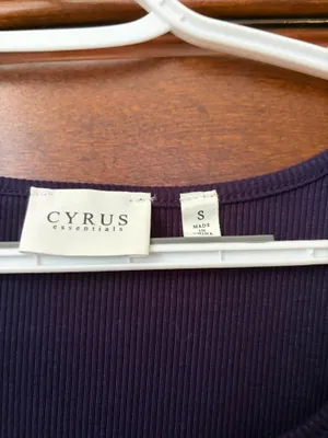 TJ Maxx Navy blue square neck top thumbnail 3