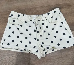 Polka Dot Shorts White Size Size 7 thumbnail 1