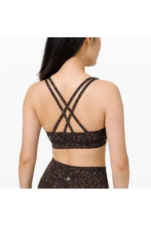 Lululemon Energy Bra Medium Support B–D Cup Wild Thing Camo Brown thumbnail 2