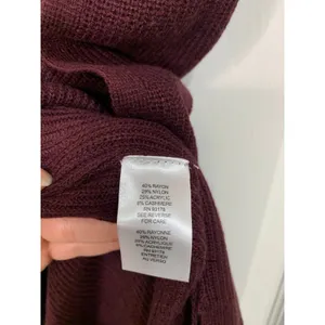 T TAHARI‎ Pocket Cardigan In Bourgogne size XS NWT $98 thumbnail 5