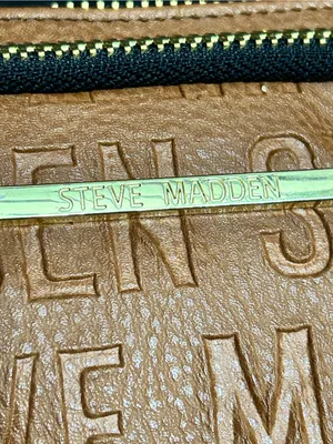 Steve Madden Tan Embossed Logo Crossbody Bag thumbnail 5