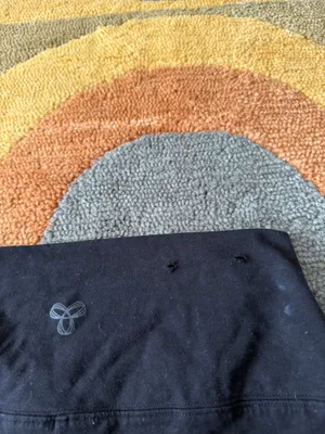 Aritzia TNA Black Cotton Bike Biker Shorts 7” Inseam Medium See ALL pics flawed thumbnail 6