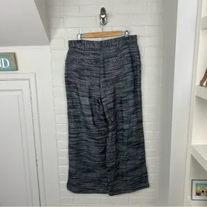 NWT Urban Outfitters Herringbone Wide Leg Knit Trouser Pants Size L thumbnail 12