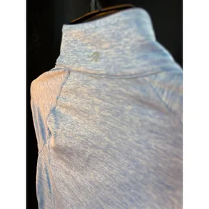 Ideology Womens Blue Space Dye Full Zip Active Jacket Thumbholes‎ XS thumbnail 7