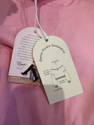 Blogilates Dance Studio Sweatshirt Pink Size 2X New thumbnail 4