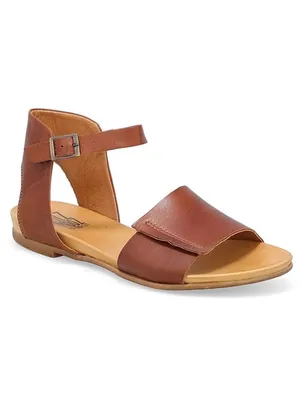 EUC Miz Mooz Leather Antony Sandals Brown Size 10 thumbnail 9