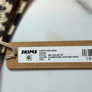NWT Skims Signature Swim Thong Bikini Bottom thumbnail 5