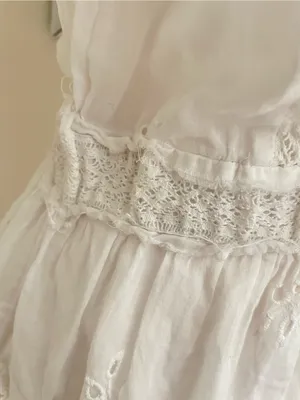 Aritzia Sunday Best Brier White Eyelet Lace Dress in Medium thumbnail 9