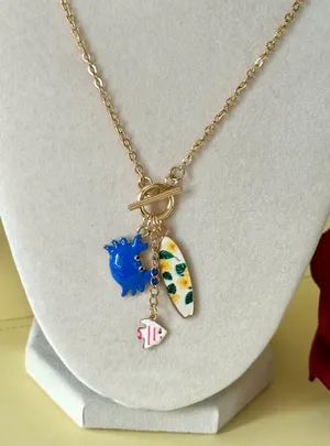 🏄 Surfing Inspired Necklace (738) Multiple thumbnail 1