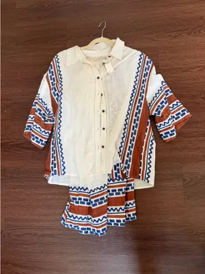 Anthropologie Matching Linen Set Small thumbnail 4