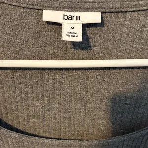 Bar III Ribbed Long Sleeve Crop Top thumbnail 5