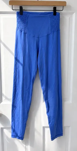 Offline by aerie blue scrunch leggings S thumbnail 1