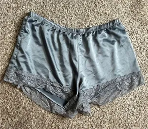 🦋 Tezenis Pale Blue Sleek Pajama Shorts Shorties Sleepwear Medium Comfy thumbnail 1