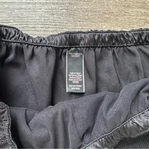 Victoria’s Secret lace black mini pajama shorts​ in size xs thumbnail 3