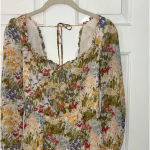 Reformation Remi Multicolor Floral Mini Long Sleeve Dress thumbnail 3