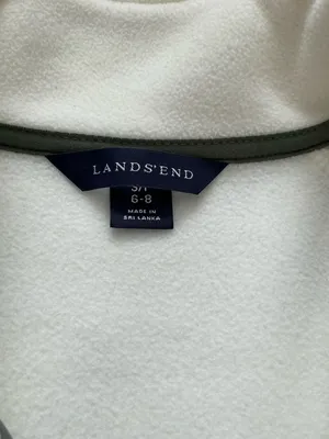 Nice LANDS END fleece jacket 🌷 thumbnail 8