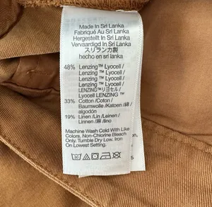 Madewell Harlow Wide Leg Pants Brown thumbnail 6