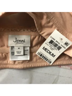 Jenni Intimates On Repeat Wide Lace Trim Bralette Chai Beige M thumbnail 3
